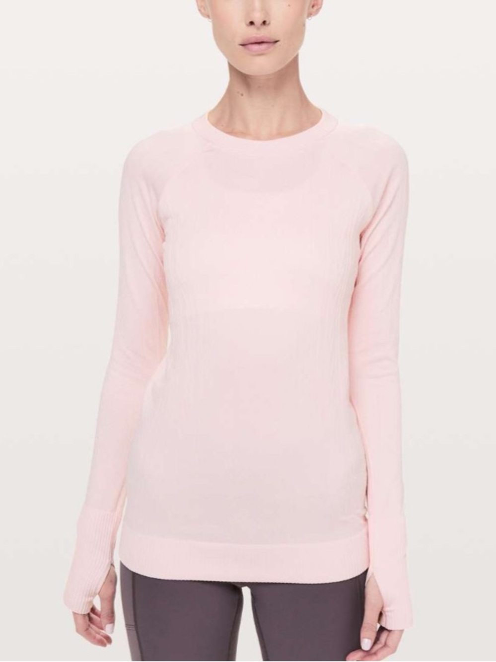 Lululemon Rest Less Pullover Blissful Pink Shirt Top 8